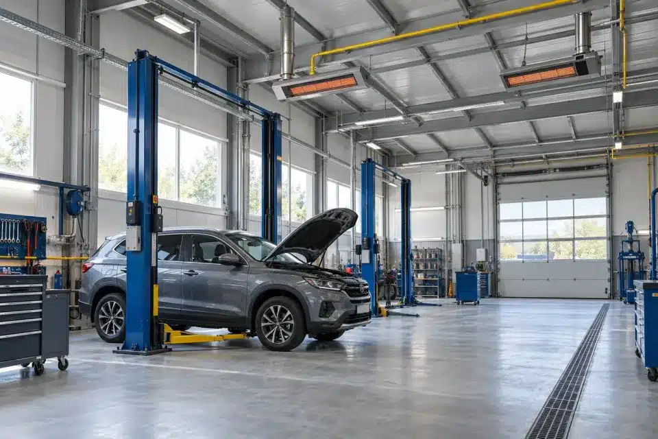 Газификация автосервиса